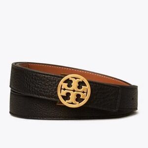 Tory Burch Black Leather Belt